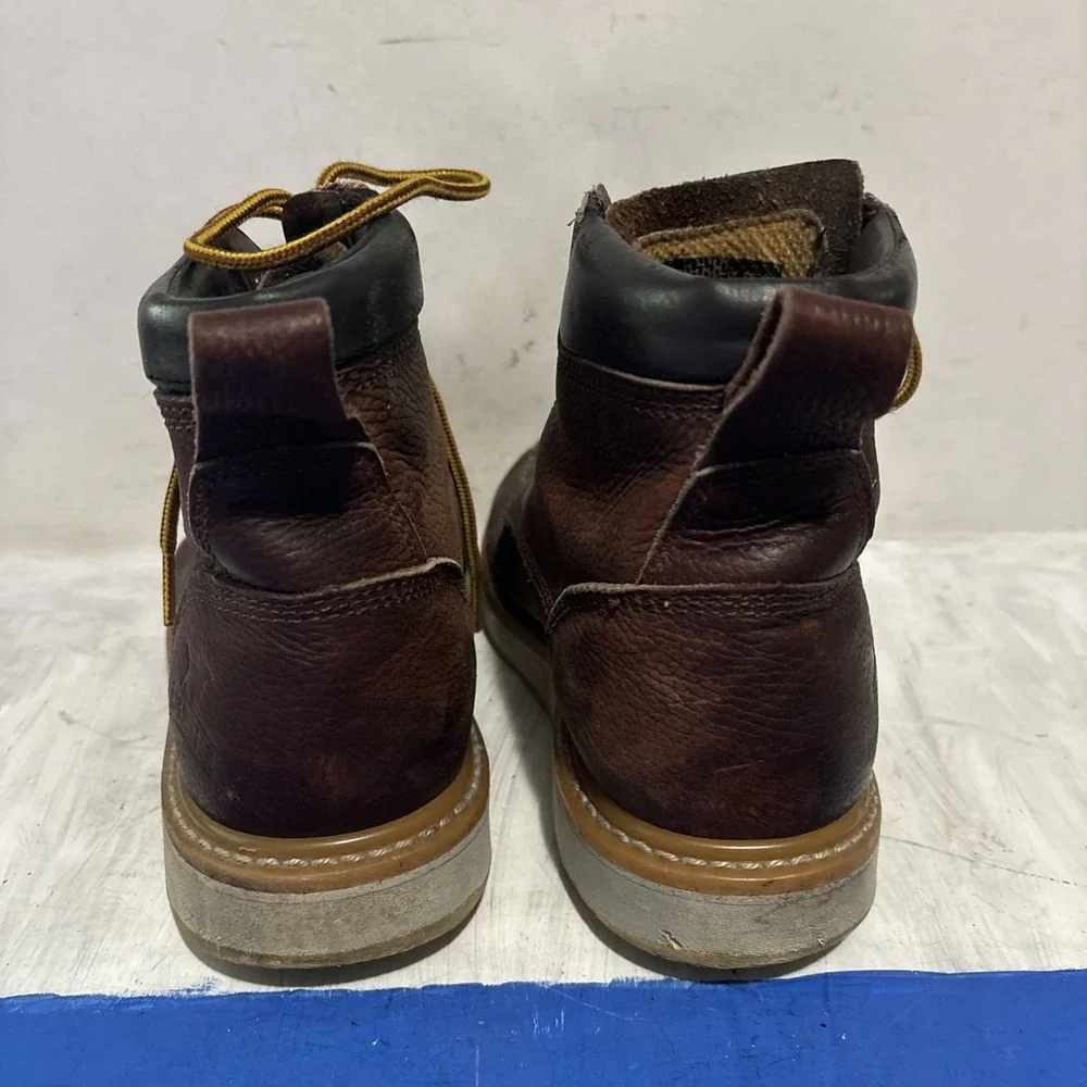 Red Wing Irish Setter Ashby Moc Toe Brown Soft Toe Work Boot Mens Sz 8.5